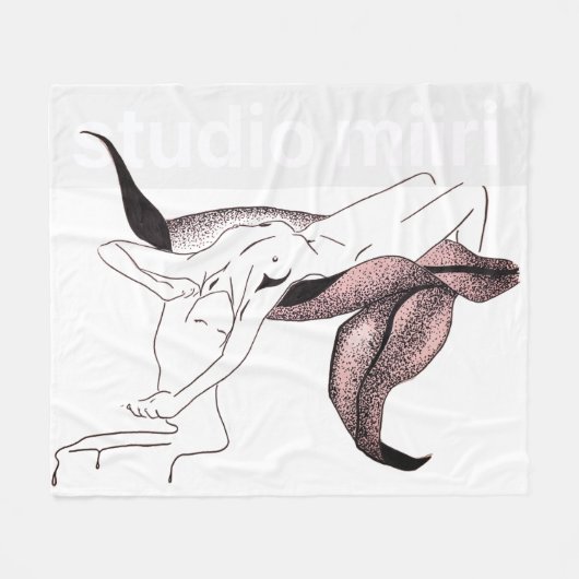 FLEECE BLANKET studio miiri (Vorderseite (Horizontal))