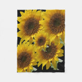 Fleece Blanket Sunflower (Vorderseite)