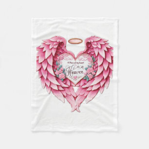 Fleece Blanket Throw Memorial Ein Stück meines Her