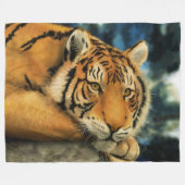 Fleece Blanket/Tiger (Vorderseite (Horizontal))