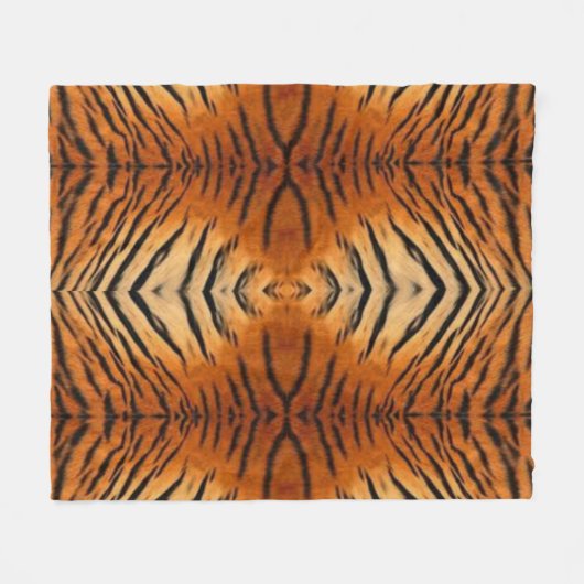 Fleece Blanket Tiger style  (Vorderseite (Horizontal))