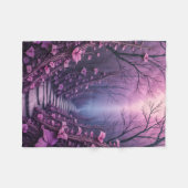 Fleece Blanket  (Violet Land) (Vorderseite (Horizontal))