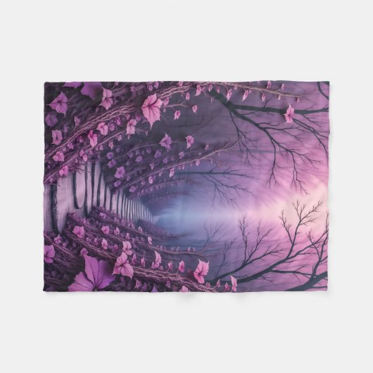 Fleece Blanket  (Violet Land) (Vorderseite (Horizontal))
