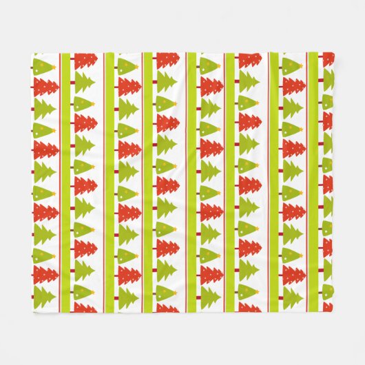 Fleece Blanket Weihnachtsbaum Designs (Vorderseite (Horizontal))