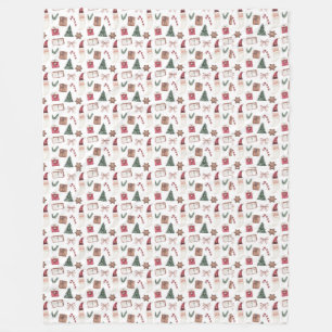 Fleece Blanket Weihnachtsmuster