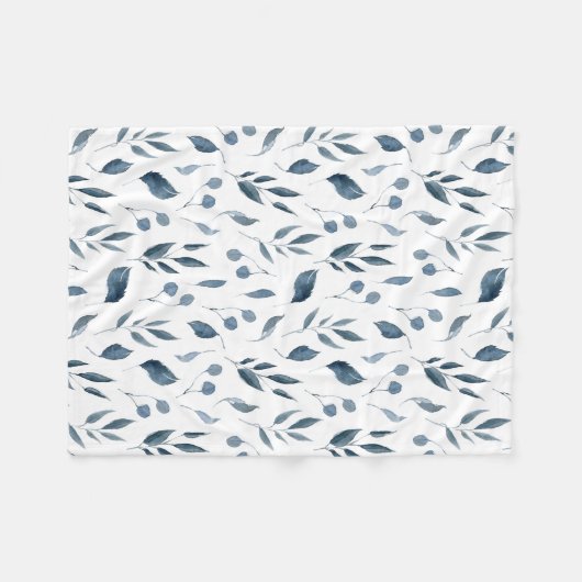Fleece Blanket - Winter Pattern (Vorderseite (Horizontal))