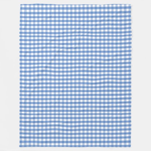 Fleece blanket with blue checks (Vorderseite)