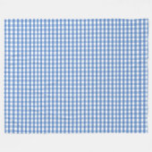 Fleece blanket with blue checks (Vorderseite (Horizontal))