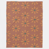 Fleece blanket with flower pattern  (Vorderseite)