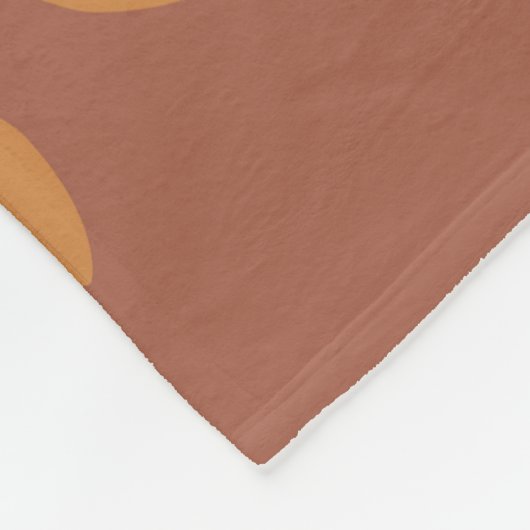 Fleece blanket with flower pattern (Ecke)