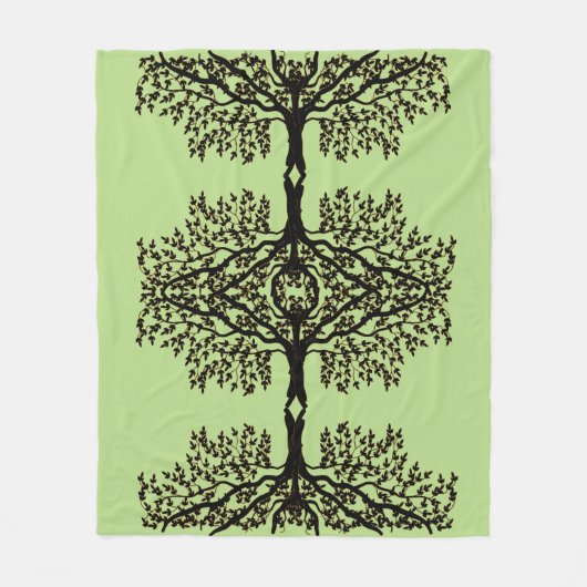 Fleece Blanket - zerbrechliche Branchen (Vorderseite)