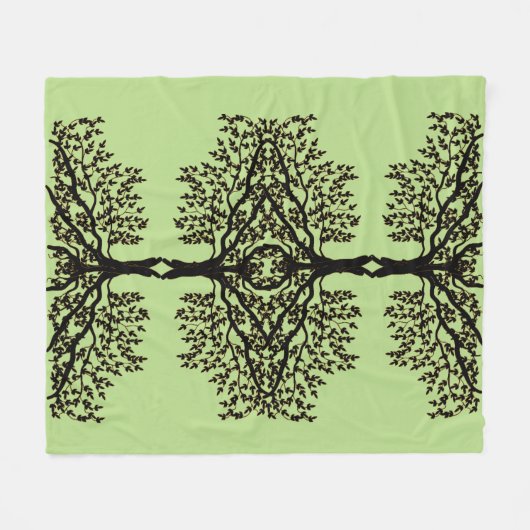 Fleece Blanket - zerbrechliche Branchen (Vorderseite (Horizontal))