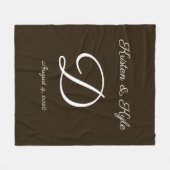 Fleece Blanket zum Jubiläum (Vorderseite (Horizontal))