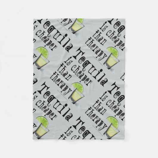 FLEECE BLANKETS - TEQUILA, KÄPFER ALS THERAPIE (Vorderseite)