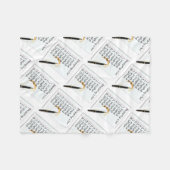 FLEECE BLANKETS - VODKA-EINKAUFSLISTE (Vorderseite (Horizontal))