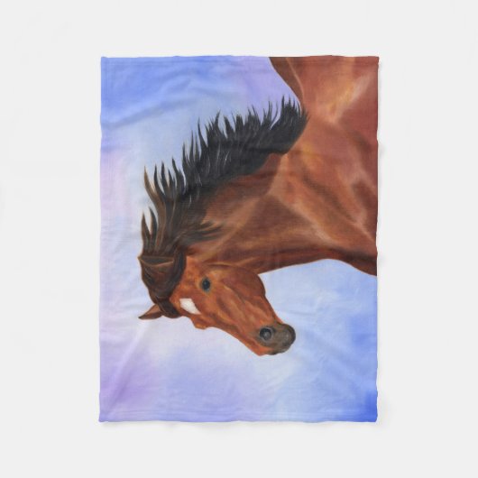Fleece Brown Horse (Vorderseite)