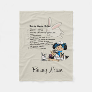 Fleece Bunny Rabbit - HouseRules Personalisiert