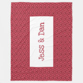 Fleece Couple Blanket (Vorderseite)