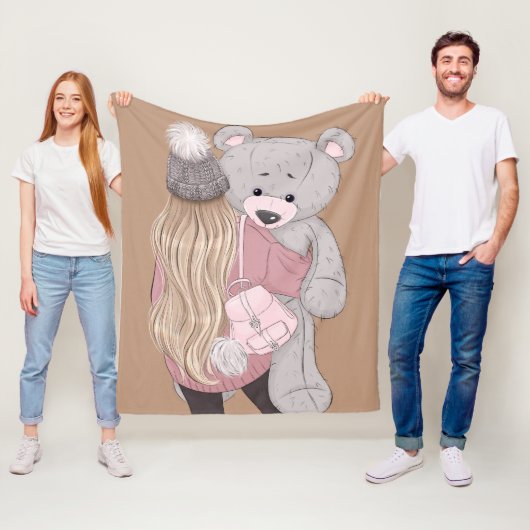 Fleece-Decke, 127cm x 152cm Fleecedecke (Beispiel)