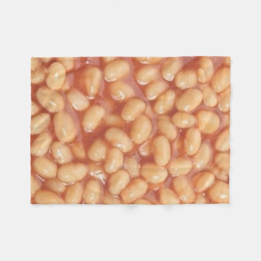 Fleece-Decke 30"" - gebackene Bohnen x40 Fleecedecke (Vorderseite (Horizontal))