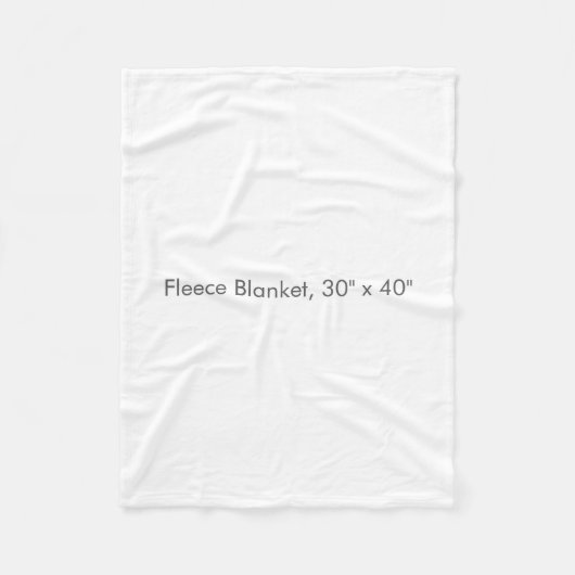 Fleece-Decke, 76 cm x 102 cm Fleecedecke (Vorderseite)