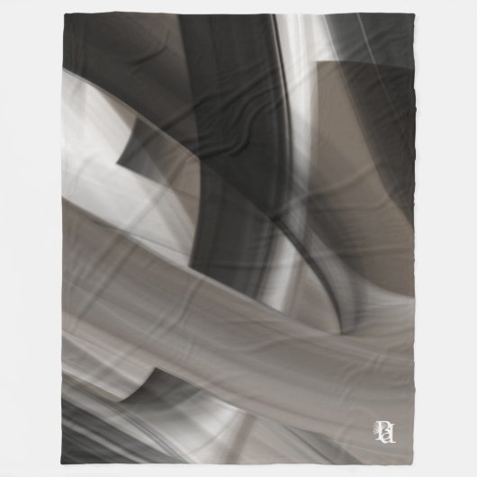 Fleece-Decke Abstract HomeTerra’s Tender Whisper Fleecedecke (Vorderseite)