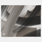 Fleece-Decke Abstract HomeTerra’s Tender Whisper Fleecedecke (Vorderseite (Horizontal))