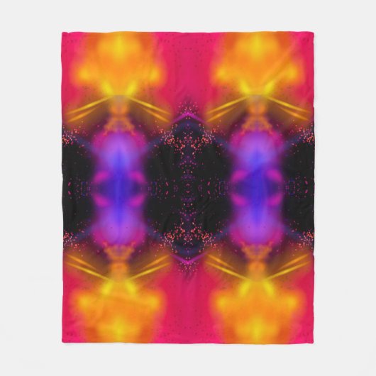 Fleece-Decke abstrakter Stil Fleecedecke (Vorderseite)
