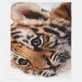Fleece-Decke/Baby-Tiger Fleecedecke (Vorderseite)