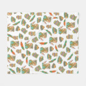 Fleece-Decke Boho-Hut Mädchen Fleecedecke (Vorderseite (Horizontal))