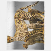 Fleece-Decke/Cheetah u. CUB Fleecedecke (Vorderseite)