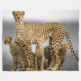 Fleece-Decke/Cheetah u. CUB Fleecedecke
