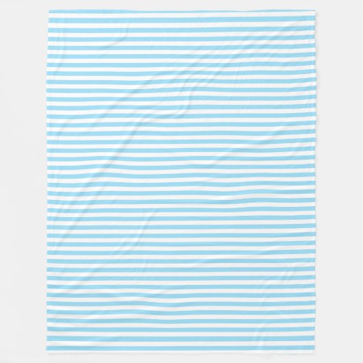 Fleece decke Clearwater Streifen Capri blau (Vorderseite)