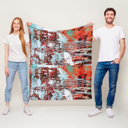 Fleece-Decke – Corrosion Pulse Fleecedecke (Beispiel)