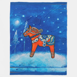 Fleece-Decke Dala Pferdii Fleecedecke