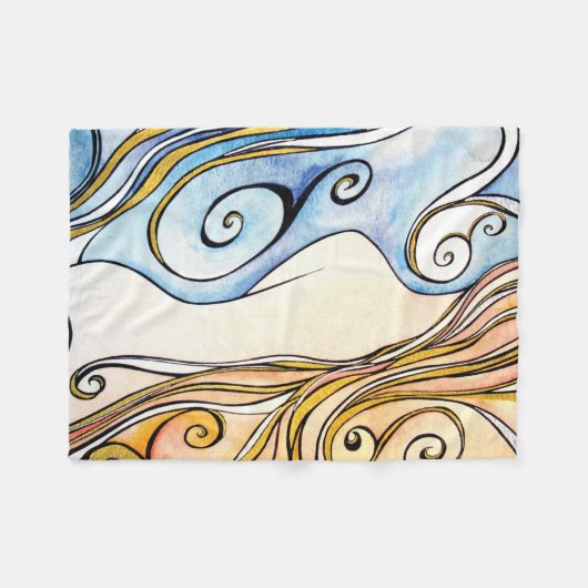 Fleece-Decke Damen-Irland Fleecedecke (Vorderseite (Horizontal))