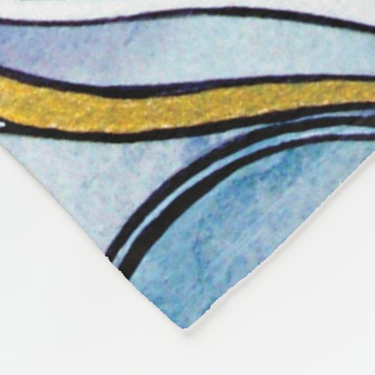 Fleece-Decke Damen-Irland Fleecedecke (Ecke)