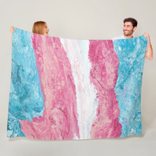 Fleece-Decke des Transgender-Stolz- Fleecedecke