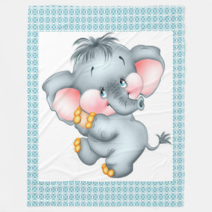 Fleece-Decke/Elefant Fleecedecke