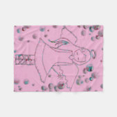 Fleece-Decke/Engel Fleecedecke (Vorderseite (Horizontal))