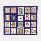 Fleece-Decke Fleecedecke (Vorderseite (Horizontal))