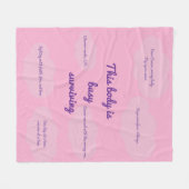 Fleece-Decke Fleecedecke (Vorderseite (Horizontal))