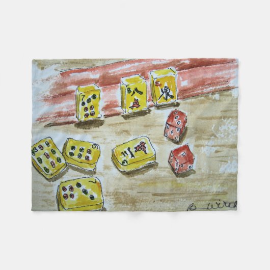 Fleece-Decke für den Liebhaber Milliamperestunde Fleecedecke (Vorderseite (Horizontal))