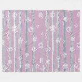 Fleece-Decke (Groß 152 cm x 203 cm) – Gingham Orch Fleecedecke (Vorderseite (Horizontal))