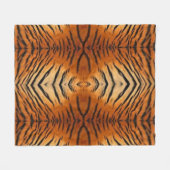 Fleece-Decke im Tiger-Stil Fleecedecke (Vorderseite (Horizontal))