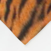 Fleece-Decke im Tiger-Stil Fleecedecke (Ecke)