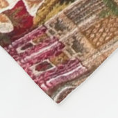 Fleece-Decke: Klassischer arabischer Entwurf Fleecedecke (Ecke)