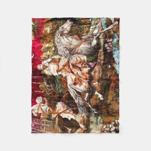 Fleece-Decke: Klassischer arabischer Entwurf Fleecedecke (Vorderseite)