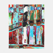 Fleece-Decke Kollaps Reflexion Abstraktes Design Fleecedecke (Vorderseite)