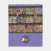 Fleece-Decke mit Alle Collagen und Logo Fleecedecke (Vorderseite)